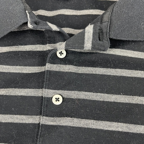 Polo Golf Mens Large Black Striped - Picture 4 of 8